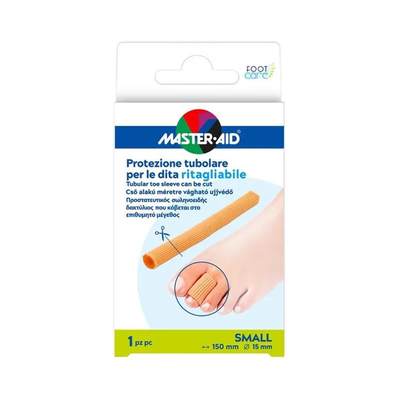 Master-Aid Protezione Tubolare Per Le Dita Ritagliabile Taglia Small 1 Pezzo-1