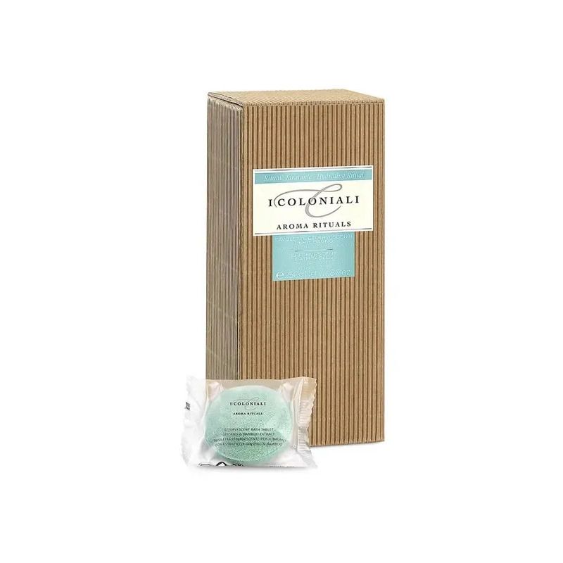 I Coloniali Tavolette Effervescente Bagno Ginseng Bamboo 10 Pezzi-1