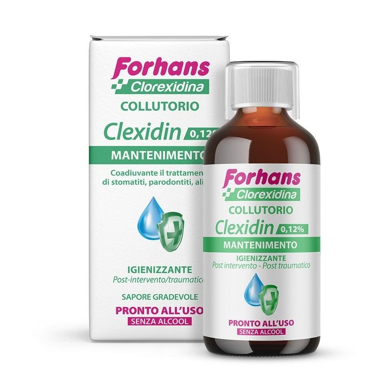 Forhans Collutorio Clexidin 0,12 Senza Alcool 200ml-1