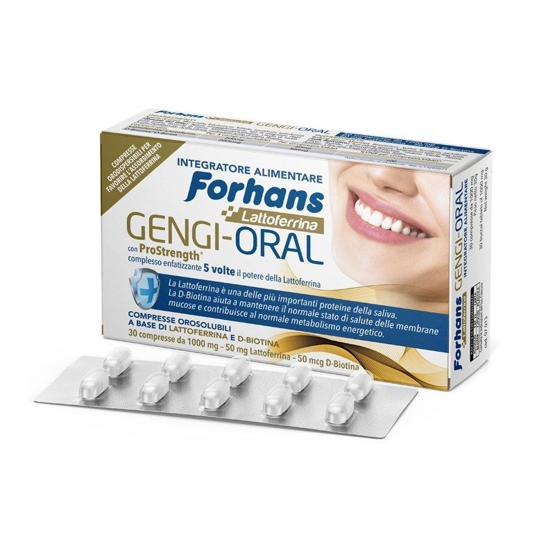 Forhans Lattoferrina Gengi Oral 30 Compresse-1