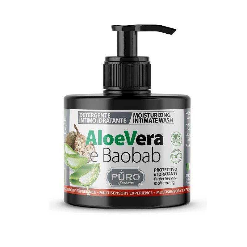 Forhans Puro Detergente Intimo Protettivo/Idratante Aloe Vera E Baobab 250ml-1