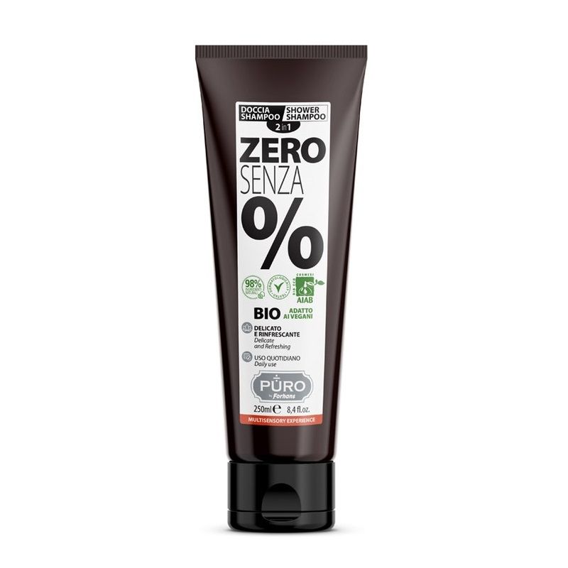 Forhans Puro Doccia Shampoo Delicato/Rinfrescante Zero Senza % 250ml-1