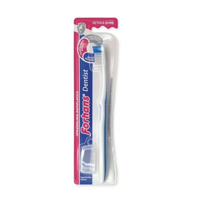 Forhans Dentist spazzolino setole dure 1 pezzo colori assortiti-1