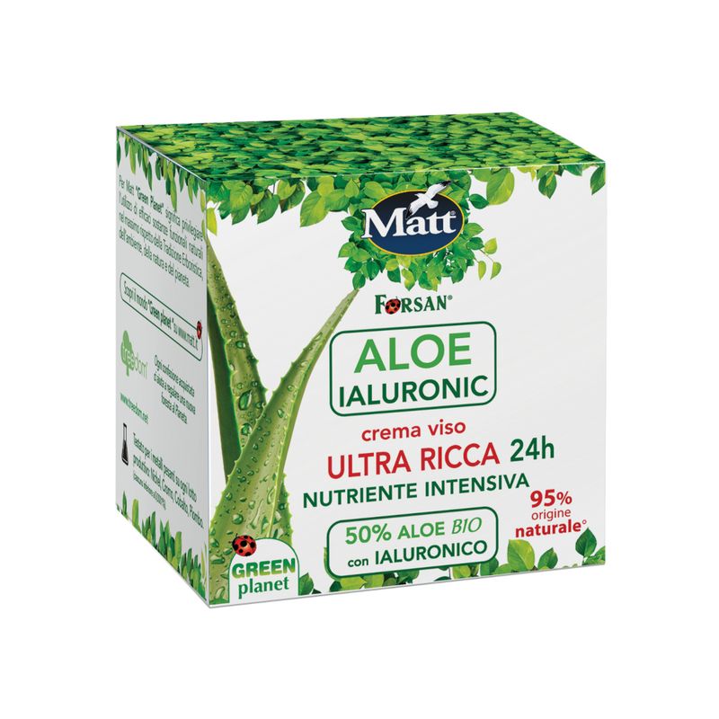 Forsan Aloe Ialuronic Crema Viso Ultra Ricca 24h Nutriente 50ml-4