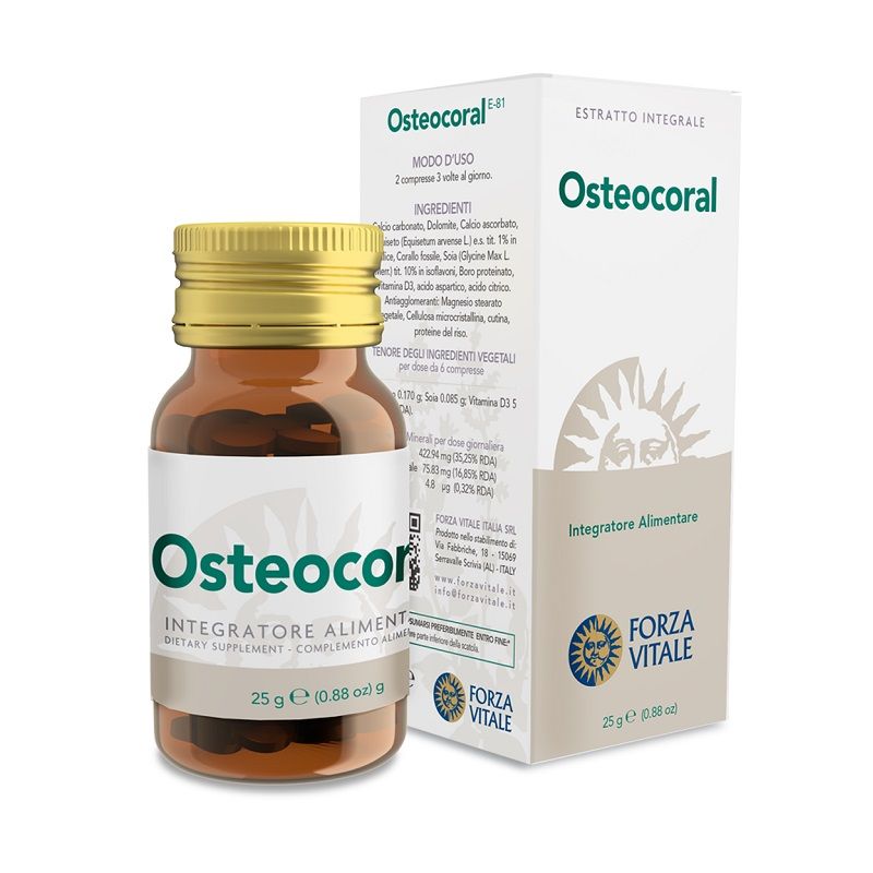 Forza Vitale Ecosol Osteocoral favorisce il mantenimento della densità ossea 60 compresse-1