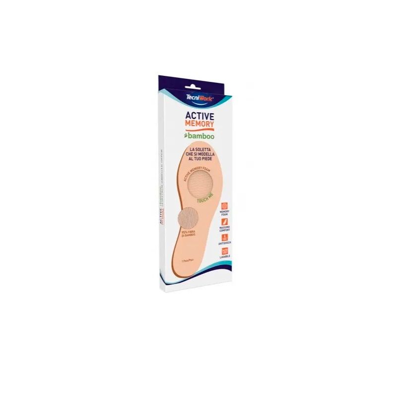 Tecniwork Active Memory soletta in bamboo 1 paio misura 40-1