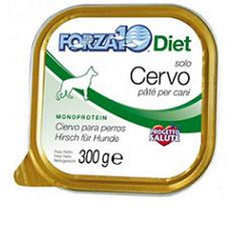 Forza10 Solo Diet Cervo PatÃ© Per Cani Adulti Vaschetta 100g-1