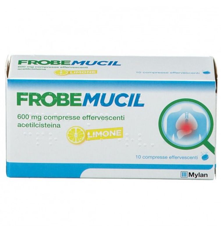 Frobemucil 600mg Limone 10 compresse effervescenti-1