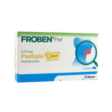 Froben Active Fluribiprofene Miele/Limone 8,75 mg 16 pastiglie-4