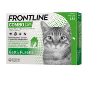 Frontline combo antiparassitario per gatti e furetti 3 pipette-1