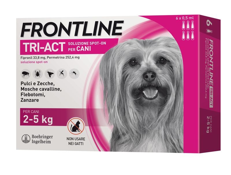 Frontline Tri-Act cani 2-5kg 6 pipette-1