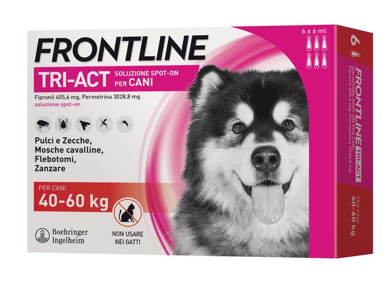 Frontline Tri-Act cani 40-60kg 6 pipette-1