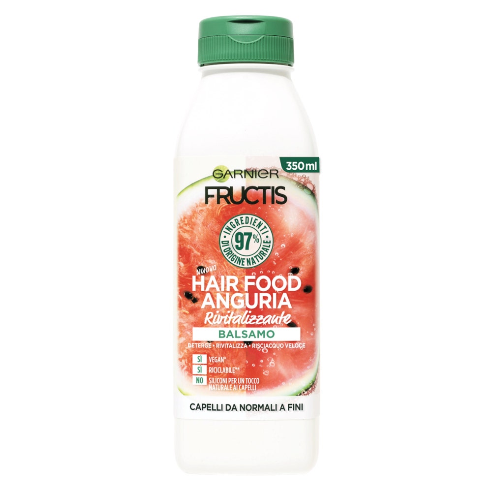 Garnier Fructis Hair Food Balsamo Capelli Fini Anguria Rivitalizzante 350ml-1