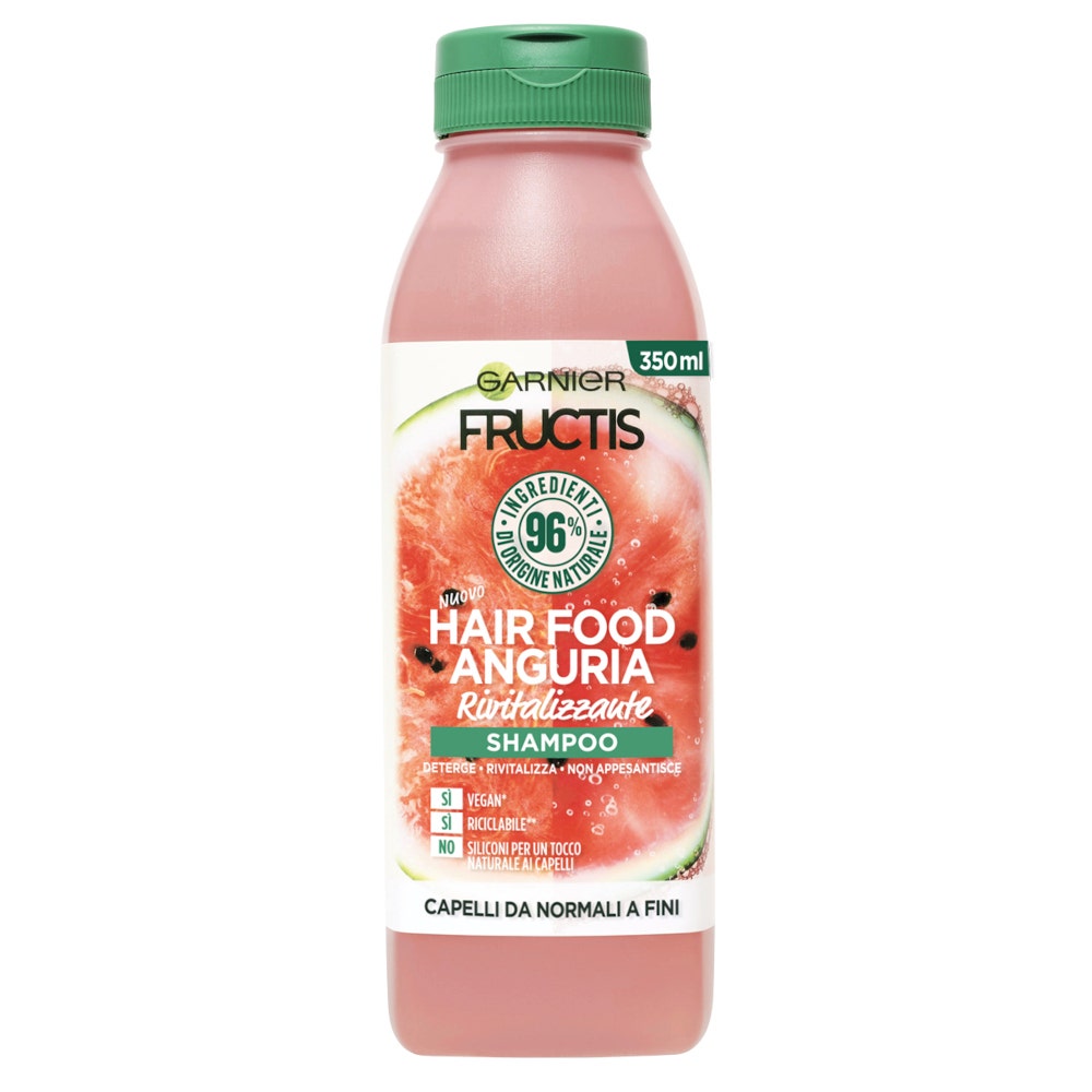 Garnier Fructis Hair Food Shampoo Capelli Fini Anguria Rivitalizzante 350ml-1