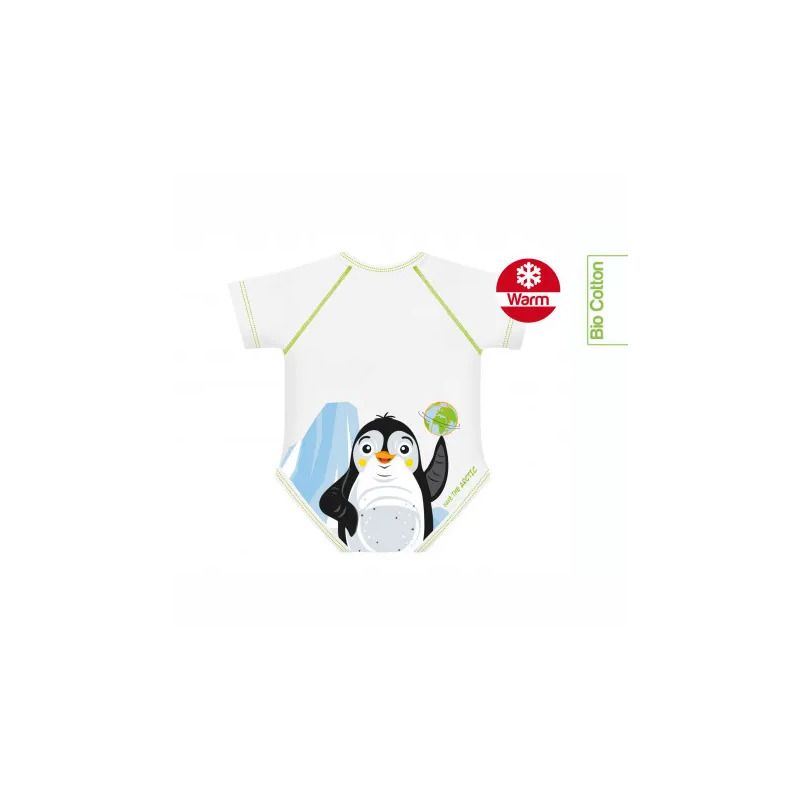 J Bimbi Body Caldo Cotone Bio Warm Pinguino 0-36 mesi-1