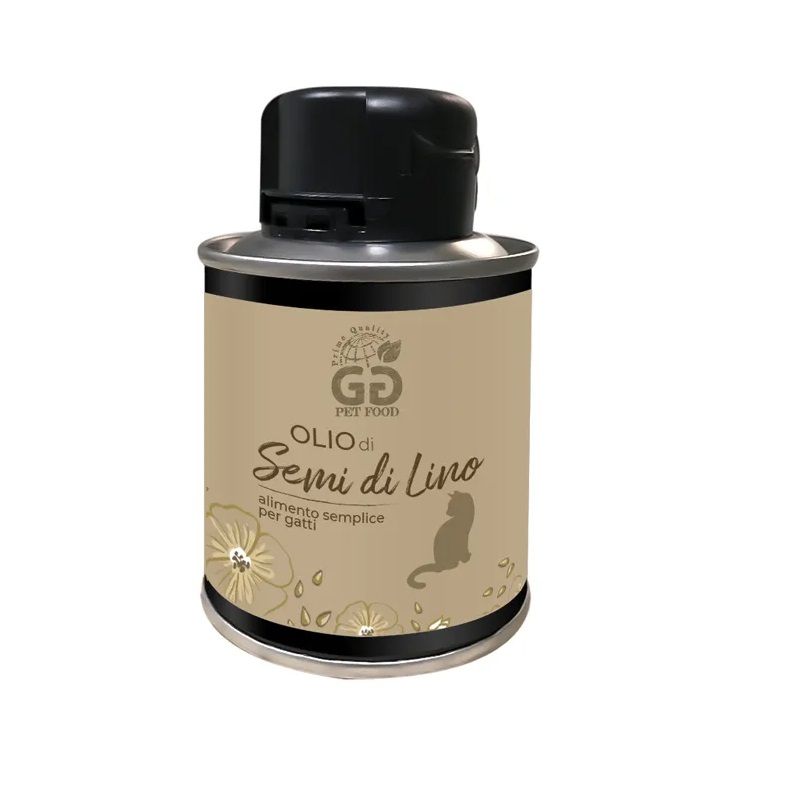 G&G Pet Food Olio Di Semi Di Lino Per Gatti 100ml-1