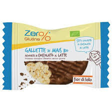 Fior Di Loto Gallette Mais E Cioccolato Al Latte Biologiche 32g-1