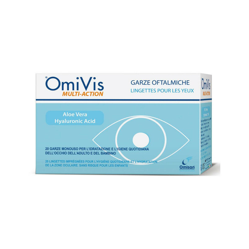 OmiVis Multi-Action garze oftalmiche 20 monouso-2