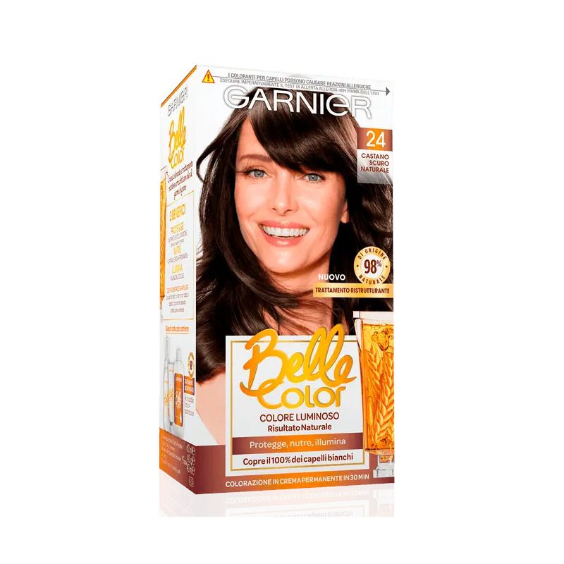 Garnier Belle Color kit per colorazione capelli 24 Castano Scuro Naturale-1