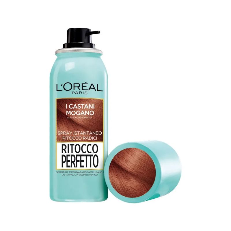 L'Oréal Paris Ritocco Perfetto Spray ritocco radici 6 I Castani Mogano 75ml-1