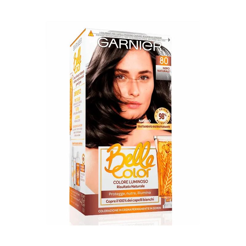 Garnier Belle Color kit per colorazione capelli 80 Nero Naturale-1