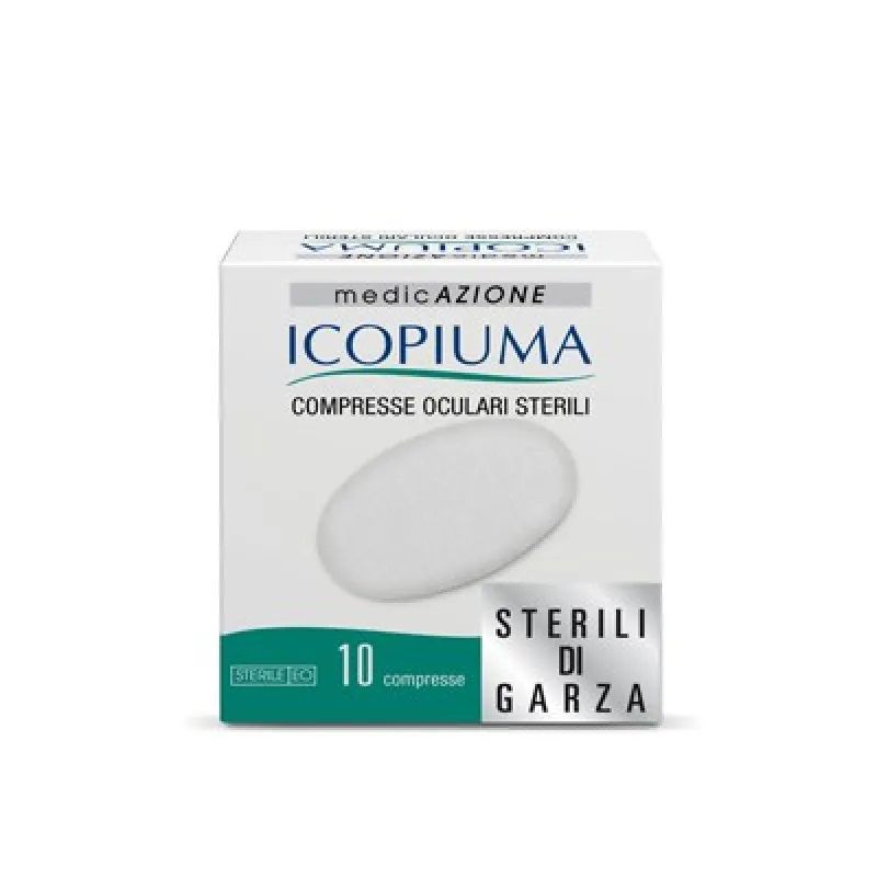Garza Icopiuma compresse oculari sterili 10 pezzi-1