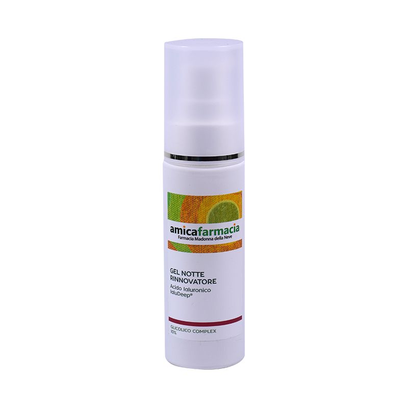 Amicafarmacia Gel Viso Notte Rinnovatore con Acido Ialuronico 30ml-1