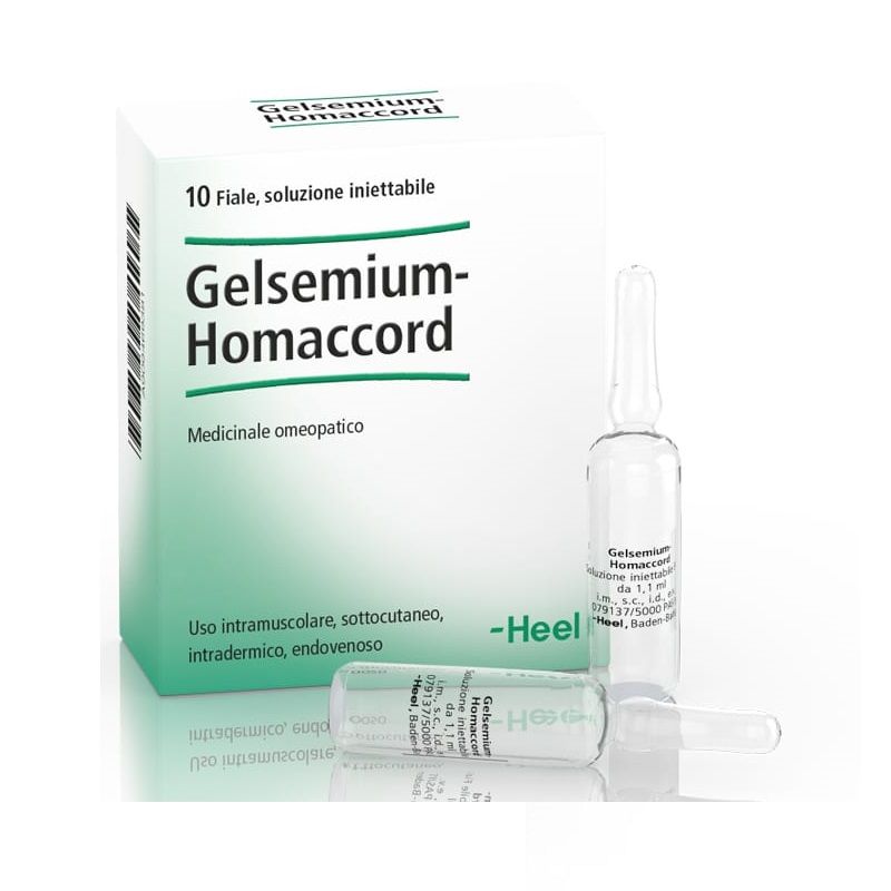 Guna Heel Gelsemium-Homaccord medicinale omeopatico 10 fiale-1