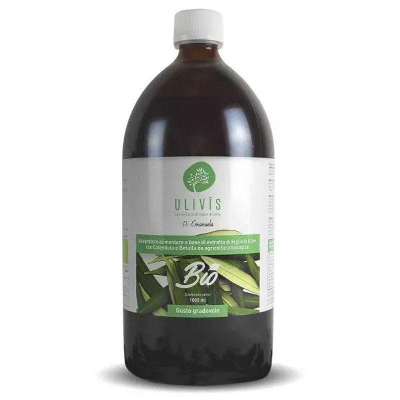 Ulivis Estratto A Base Di Foglie Di Ulivo Bio 1 Litro-1