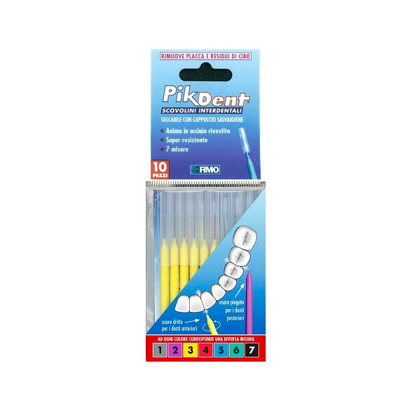 PikDent scovolini interdentali 10 pezzi 0,6mm-2