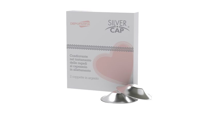Silvercap Coppette Seno Argento 2 pezzi-1