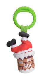 Camon Babbo Natale Nel Camino in Peluche E Tpr Per Cani 35cm-1