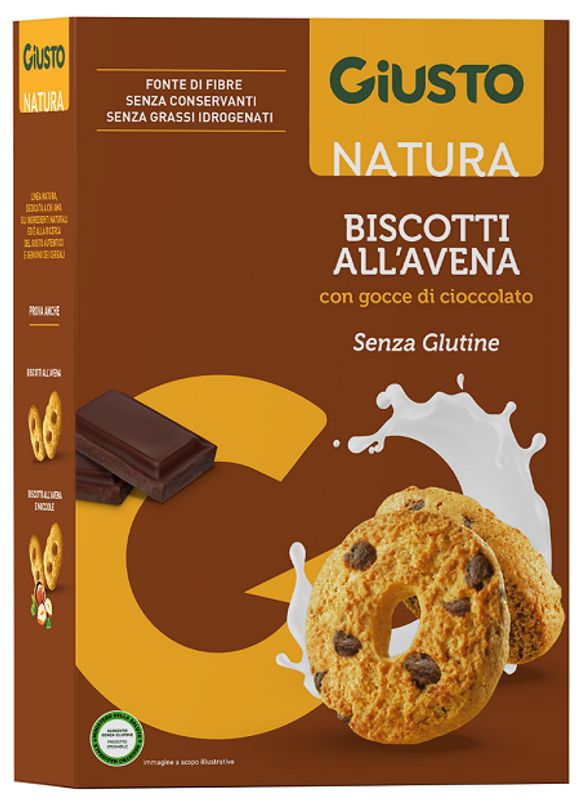 GIUSTO S/G BISCOTTI AVENA CIOC-1