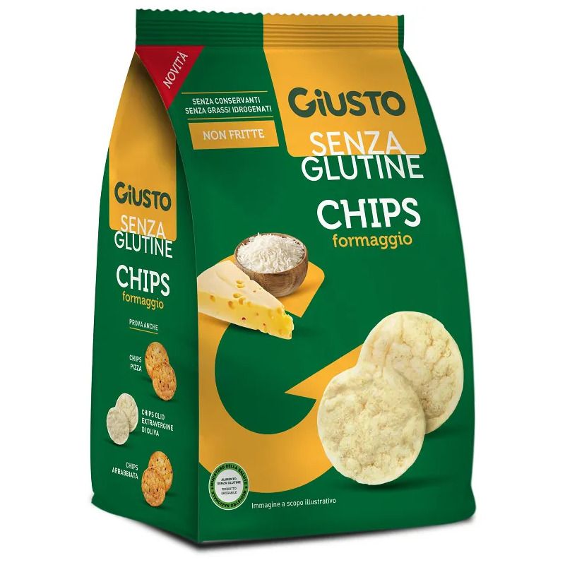 Giusto Senza Glutine Chips al Formaggio 48g-1