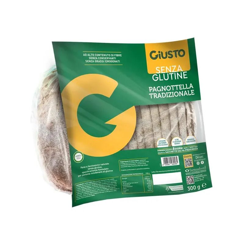 Giusto Senza Glutine Pagnottella Tradizionale 300g-1