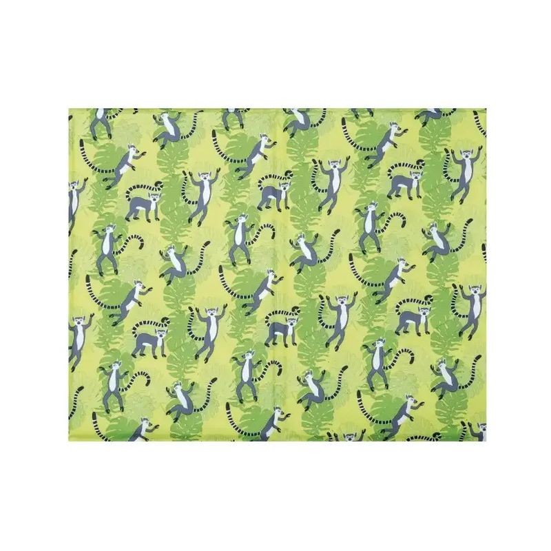 Croci Tappetino Rinfrescante per Cani fantasia lemuri 1 pezzo 90x50cm-1