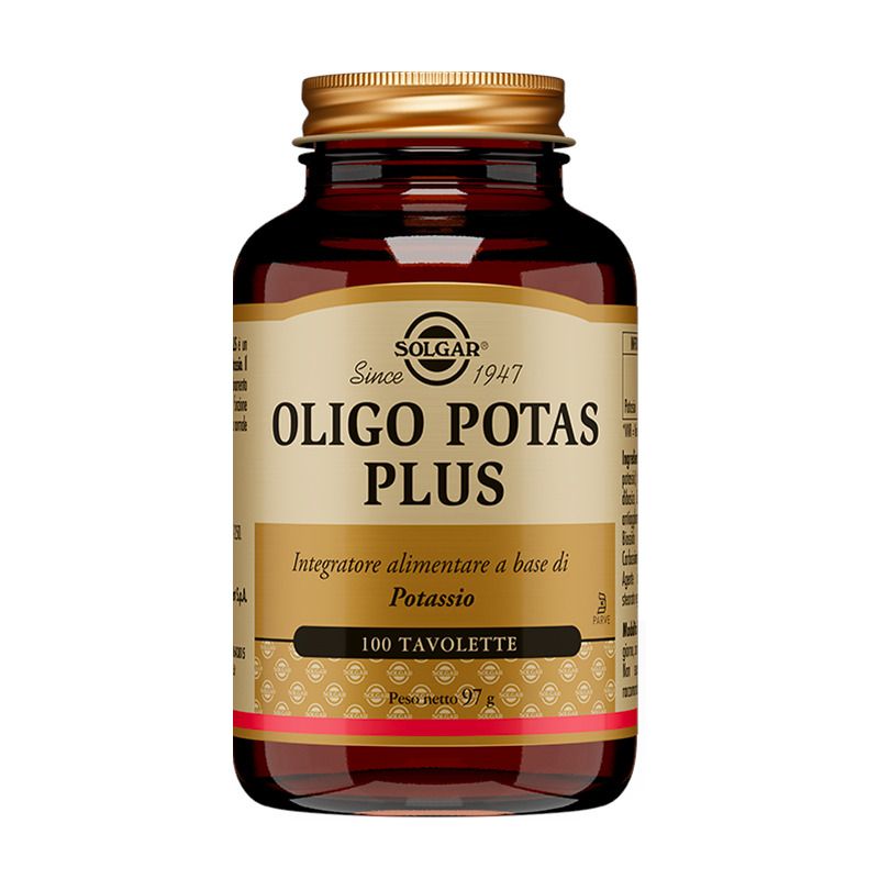 Solgar Oligo Potas Plus 100 tavolette-1