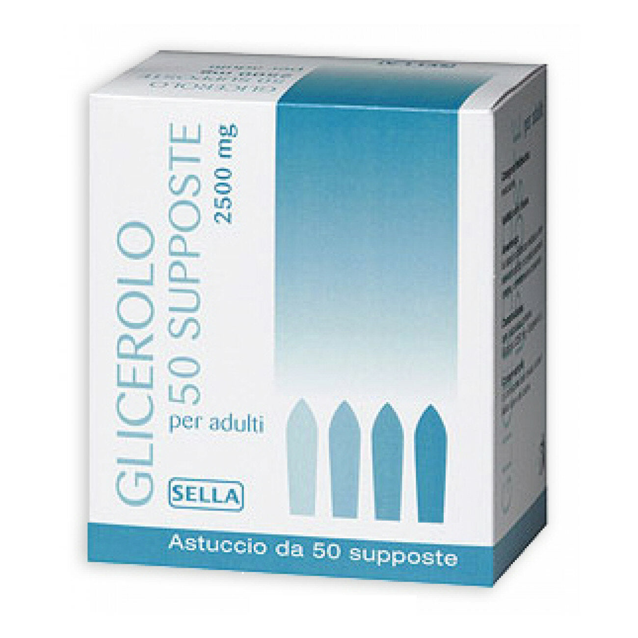 Glicerolo adulti 2250mg 50 supposte Sella-2