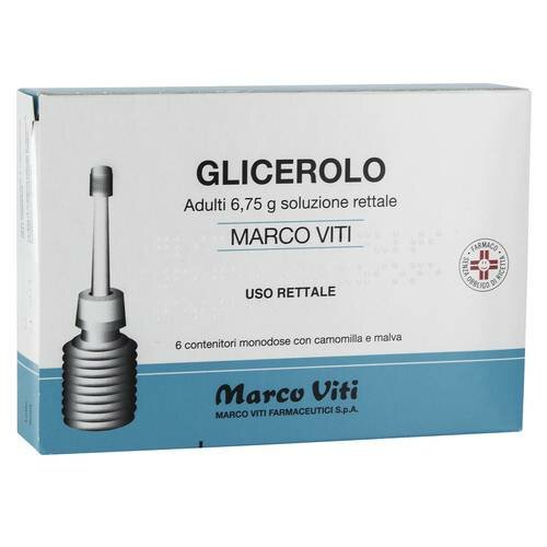 Glicerolo Adulti 6 Contenitori Monodose Marco Viti-2