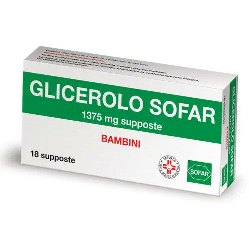 Glicerolo Bambini 18 supposte Sofar-2