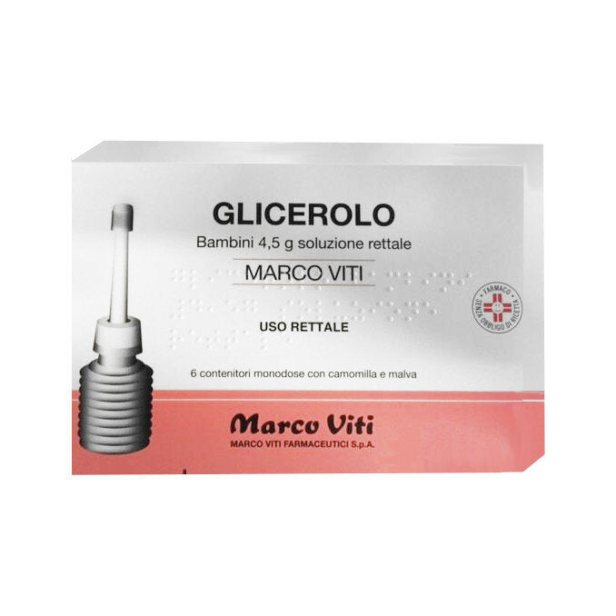 Marco Viti Glicerolo Soluzione Rettale Bambini 6 contenitori da 4,5g-2