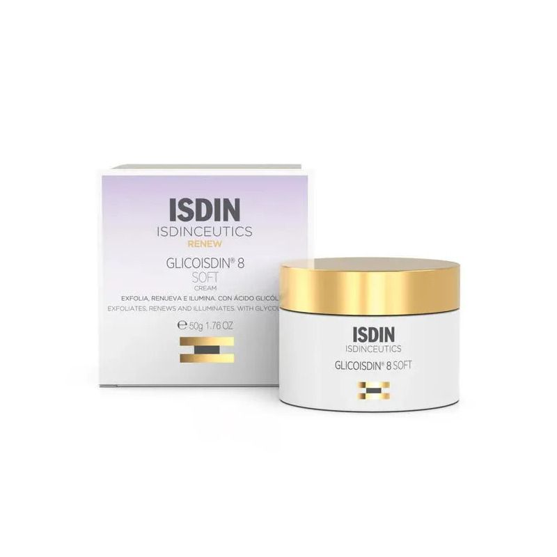 Isdin Isdinceutics Glicoisdin 8 Soft Cream crema viso esfoliante 50ml-1