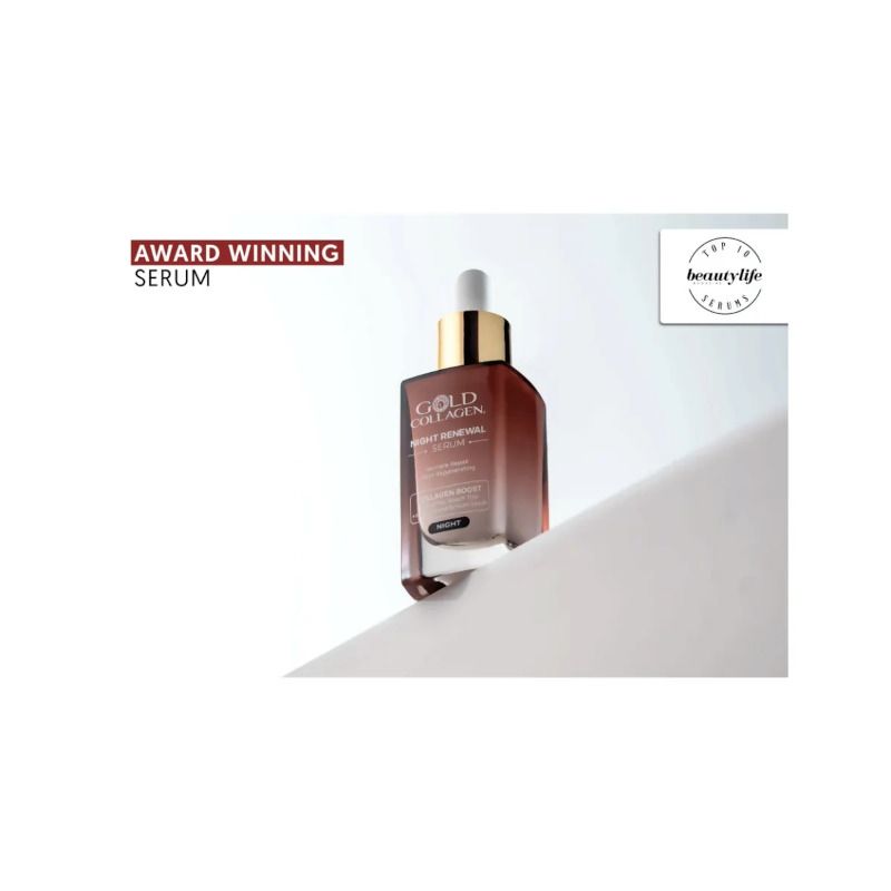 Gold Collagen Night Renewal Siero Viso 30ml-3