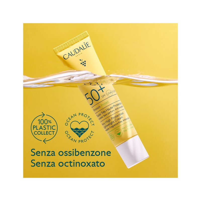 Caudalie Vinosun Protect Fluido Viso Ad Altissima Protezione 40ml SPF50+-6