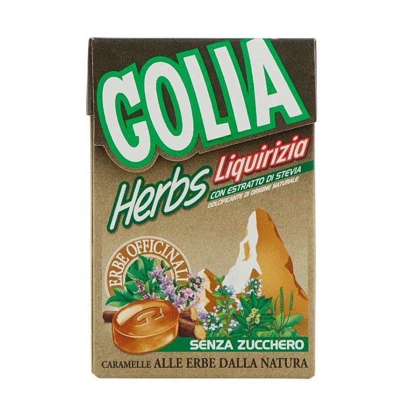 Golia Herbs Liquiriza/Stevia Caramelle 20 Pezzi-1