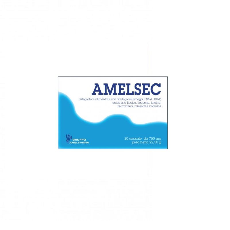 Gruppo Amelfarma Amelsec utile per contrastare l'invecchiamento 30 capsule-1