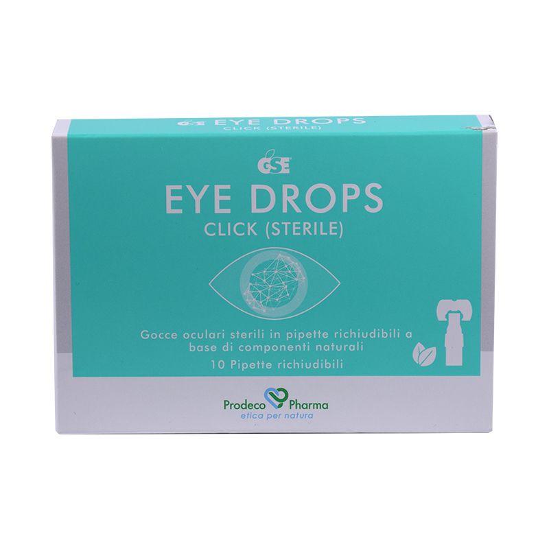 Gse Eye Drops Click (sterile) gocce oculari 10 pipette richiudibili-1