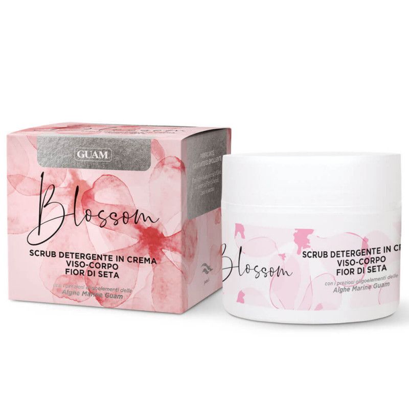 Guam Blossom Fior di Seta scrub detergente in crema viso-corpo 200ml-1