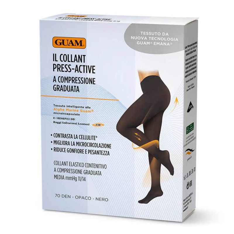 Guam Collant A Compressione Graduata Con Alghe MMHG 11/14 Taglia 3-1