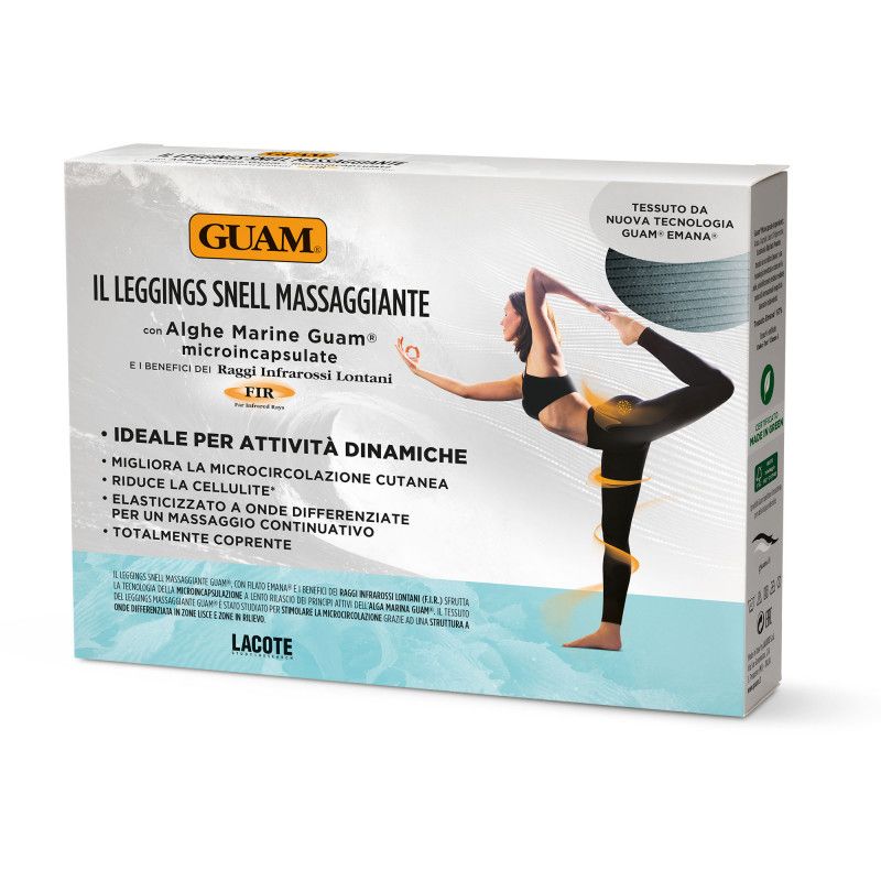 Guam Il Leggings Snell Massaggiante colore nero taglia S/M-1